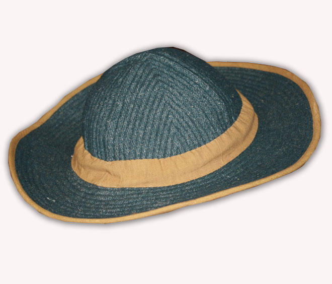 Blue jeans quilted men\'s hat size 8